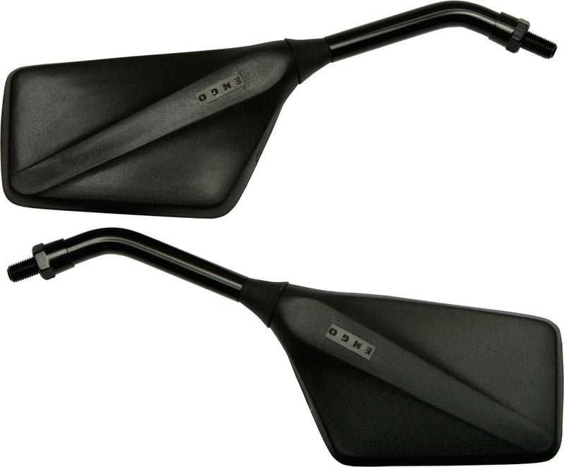 Emgo 56-9795 20-97110 TRIMLINE MIRRORS MATTE BLACK ALL EXCEPT YAM