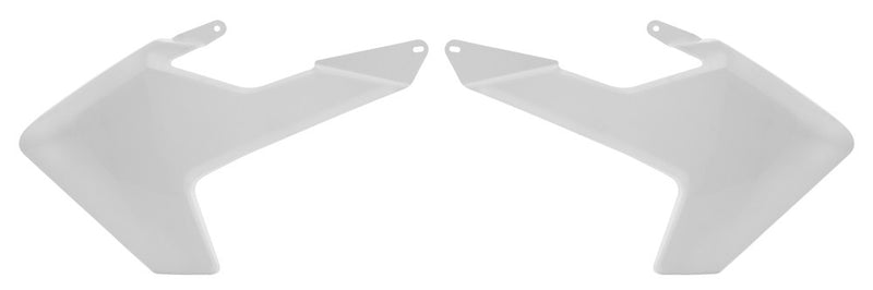 Acerbis Radiator Shrouds White - 2449680002 Husqvarna Dirt Bikes 2016-2019
