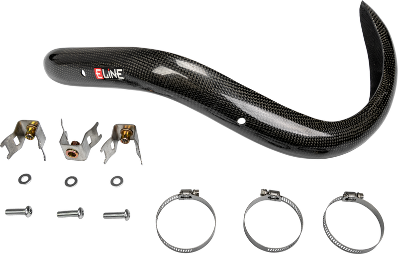 E-Line Accessories Carbon Fiber Heat Shields HUS - MPG35017E Husqvarna FE 350 2017-2019