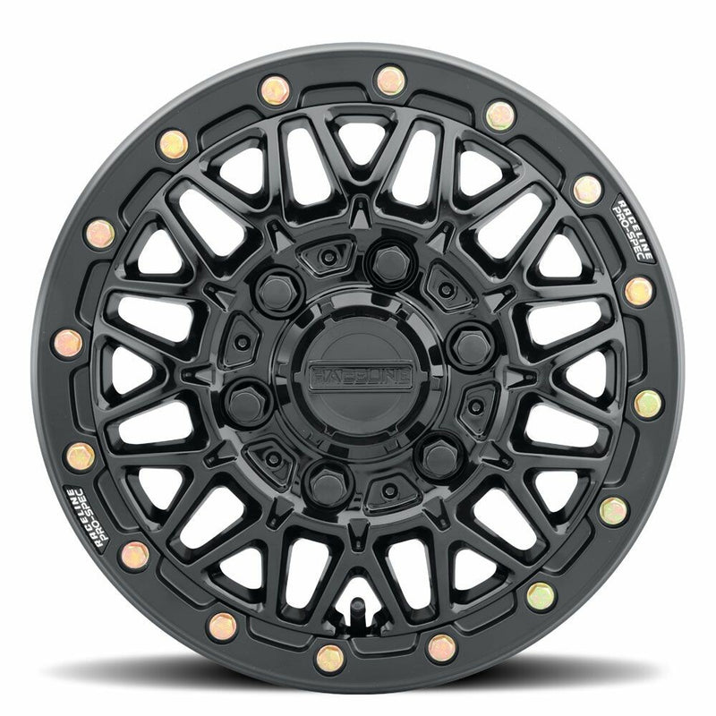 Raceline Wheels 570-2166 A15GB-56560+74 OMEGA 15X6.5 6/5.5 +74MM GLOSS BLACK