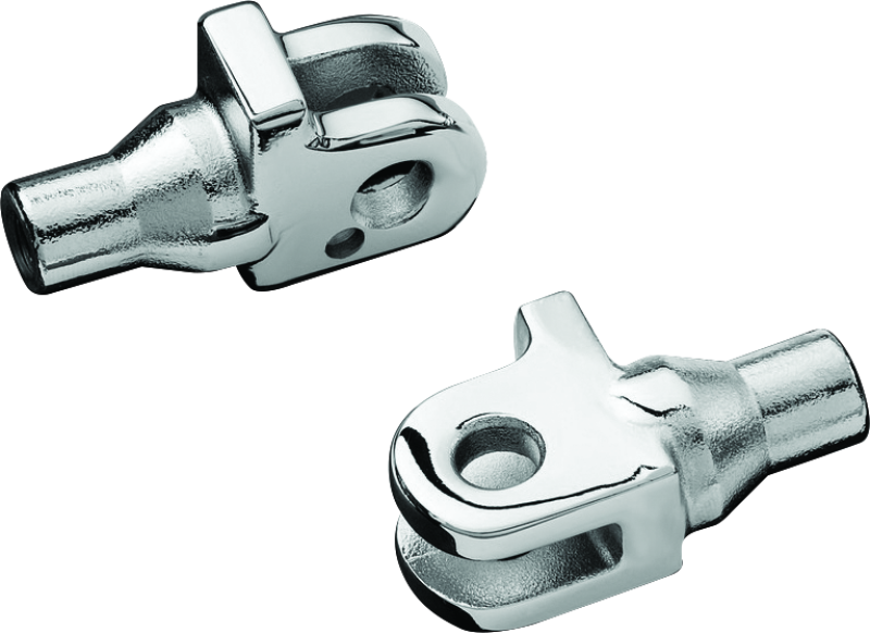 Kuryakyn 8840 Tapered Peg Adaptor Triumph Chrome - Photo - Primary