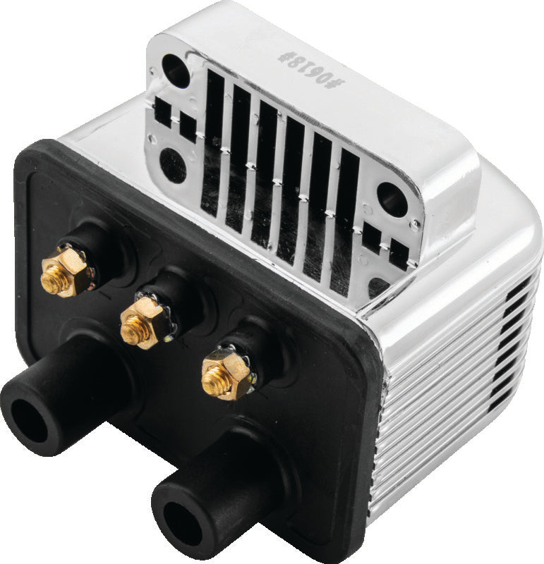 TwinPower 216148 Twin Power Big Twin And XL Custom Application Ignition Coil Chrome Single Fire Dual Output 3 Ohm - Photo - Primary