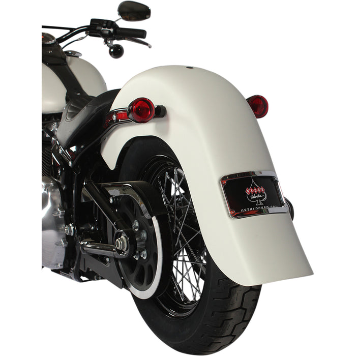 KLOCK WERKS 1401-0712 KWF-02-0541-F Benchmark Rear Fender — 4" Stretch Length - Frenched - Steel