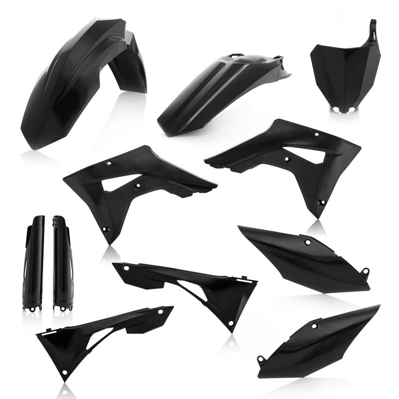 Acerbis Full Plastic Kit Black - 2736260001 Honda CRF250RX / CRF450RX 2019-2020