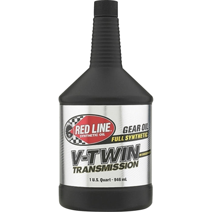 RED LINE SYNTHETIC OIL 3604-0025 42804 V-Twin Transmission Oil with Shockproof 1 us quart