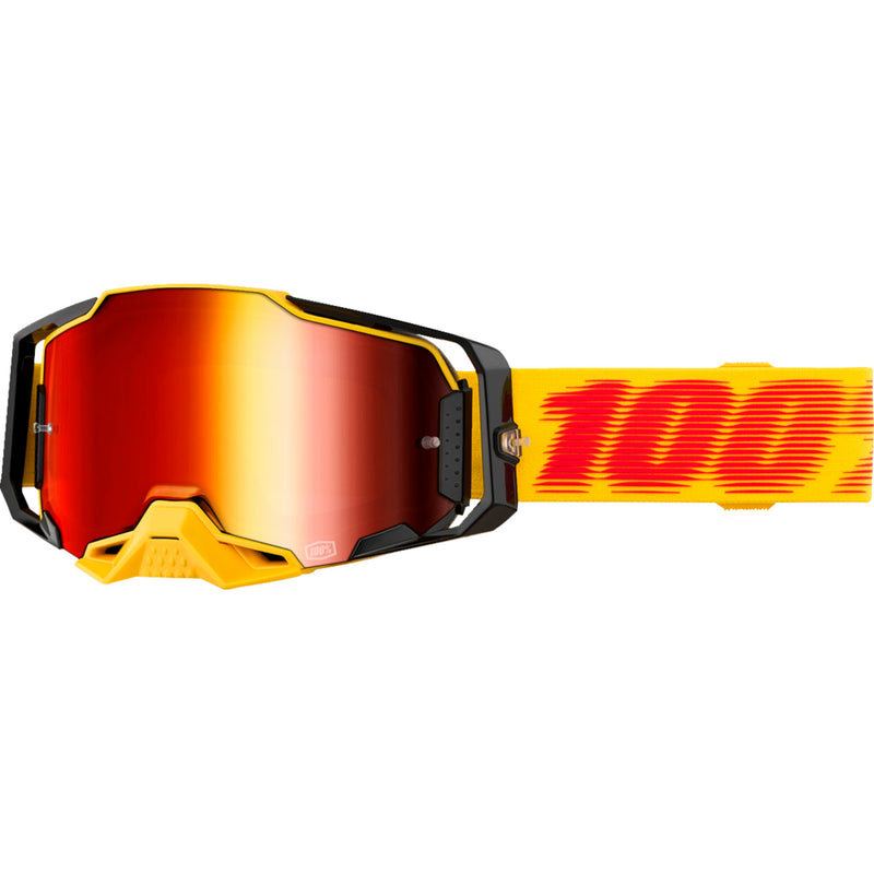 100% Armega Goggle — Mirrored Lens - Red Mirror