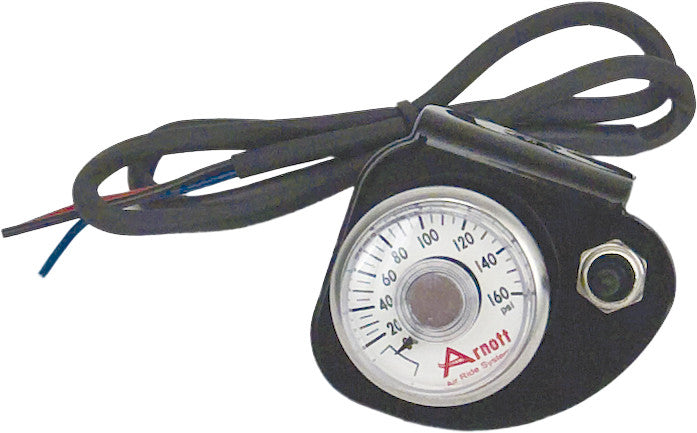 Arnott 850-01204 K-2637 PRESSURE GAUGE & BRACKET W/TOGGLE SWITCH BLACK
