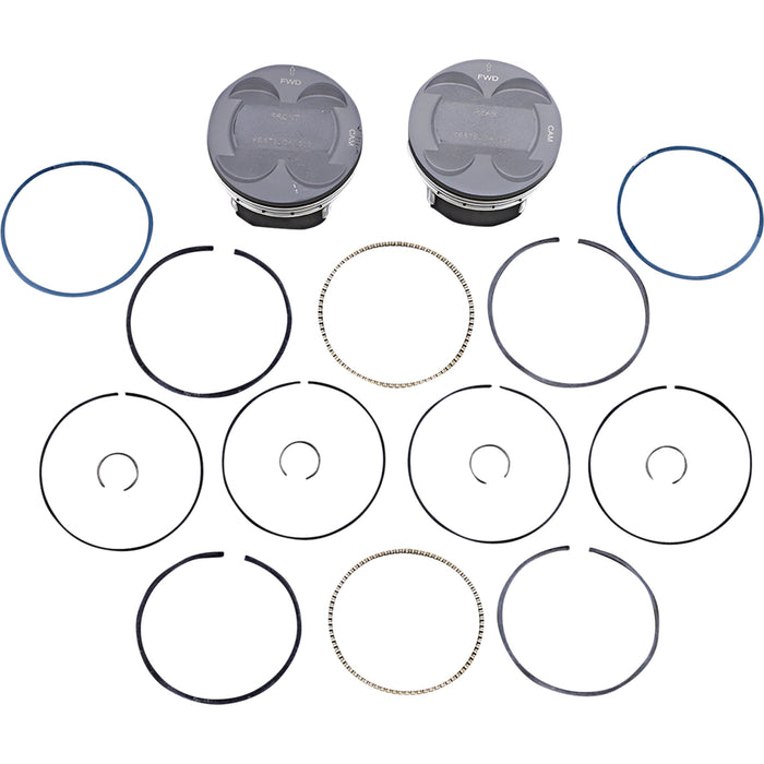 KB PERFORMANCE 0910-6178 KB576LCA.005 Piston Kit 124" - +.005" - m8