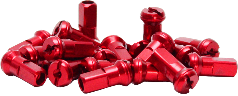 Dubya Spoke Nipples RED - 98-612R For Yamaha Dirt Bikes 1992-2024 | Kawasaki Dirt Bikes 1990-2024