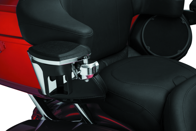 Kuryakyn 8955 Passenger Armrests 14-23 Touring Models Chrome - User 1