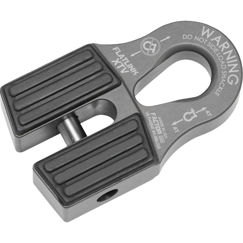 FACTOR 55 4505-0848 00070-06 FlatLink XTV Winch Shackle Mount gray