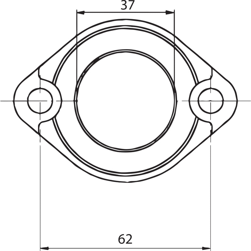 Kimpex Mounting Flange - 301737 Polaris Snowmobiles 1999-2005