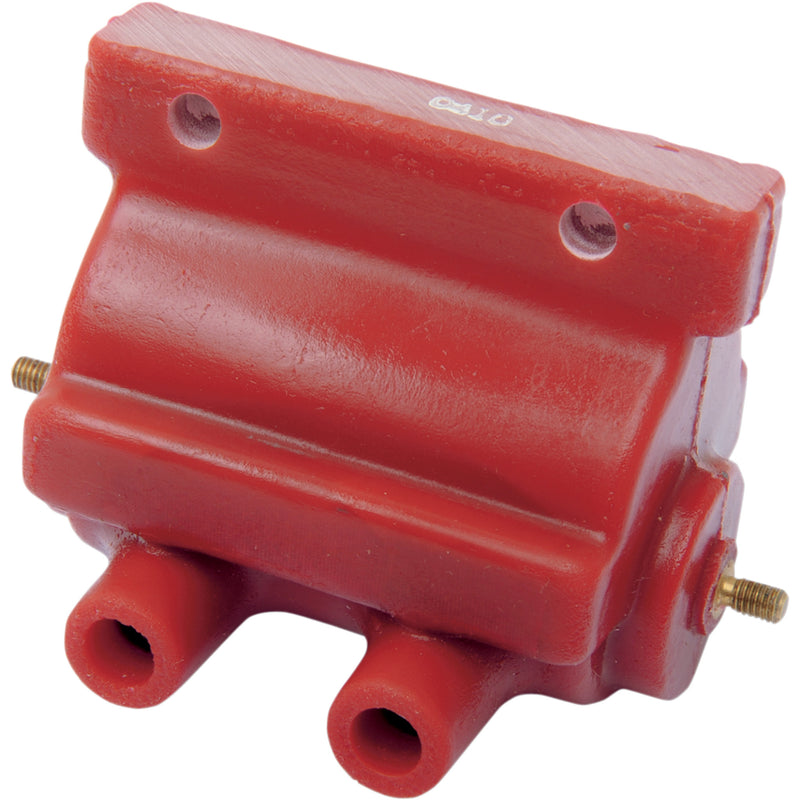 ANDREWS 2102-0205 237240 Supervolt 12 V Ignition Coil Ignition Coil - 2.8 Ohm - Harley Davidson - Red