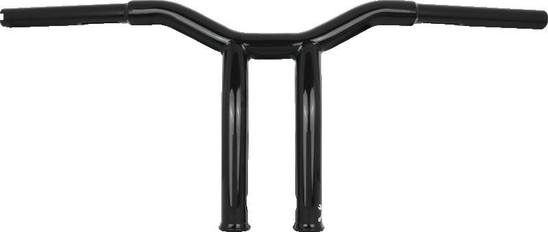 Burly Brand B12-6051B Dominator Raked Bar 10in - Gloss Black - Photo - Primary