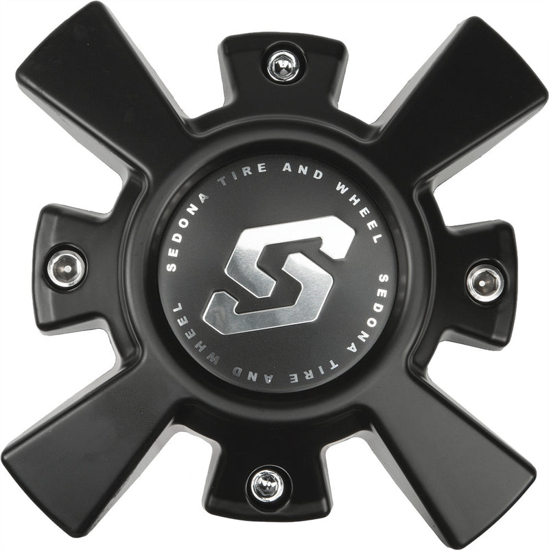 Sedona 570-0009 CPS-A81-B RIOT WHEEL REPLACMENT CAP BLACK