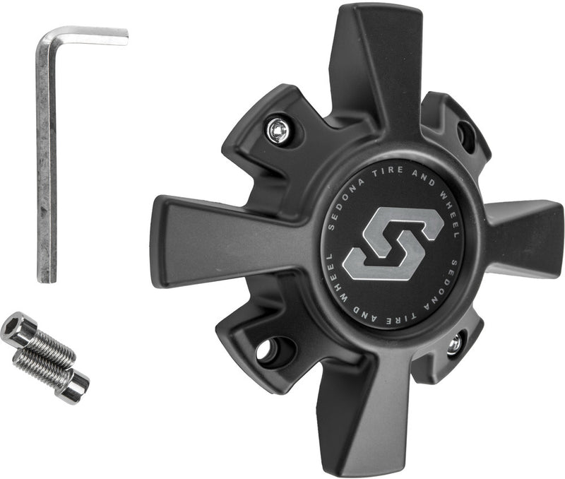 Sedona 570-0009 CPS-A81-B RIOT WHEEL REPLACMENT CAP BLACK