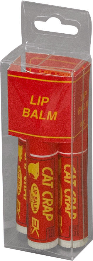 Cat Crap 38-1050 10509P LIP BALM 0.15OZ 3/PK