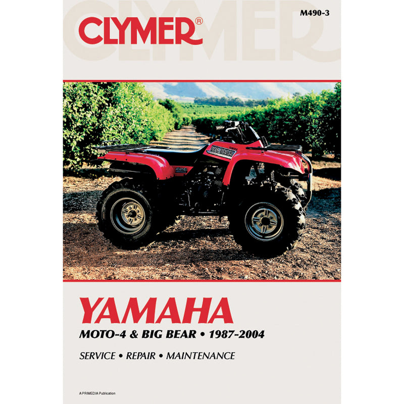 Clymer Service Manual - CM4903 Yamaha 350 Moto 4 / YFM350FW Big Bear 4x4 / Big Bear 350 4x4 / Big Bear 4x4 1987-2004