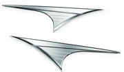 Kuryakyn 7274 Side Body Accents For Trikes Chrome - Photo - Primary