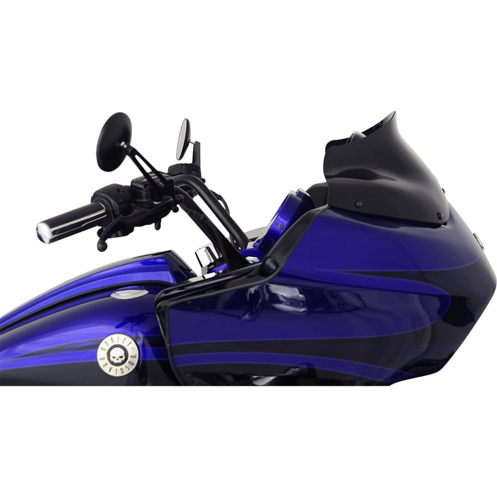 KLOCK WERKS 2310-0196 KW05-01-0190 Flare™ Bagger Windshield - 8" - Black - FLTR '98-'13