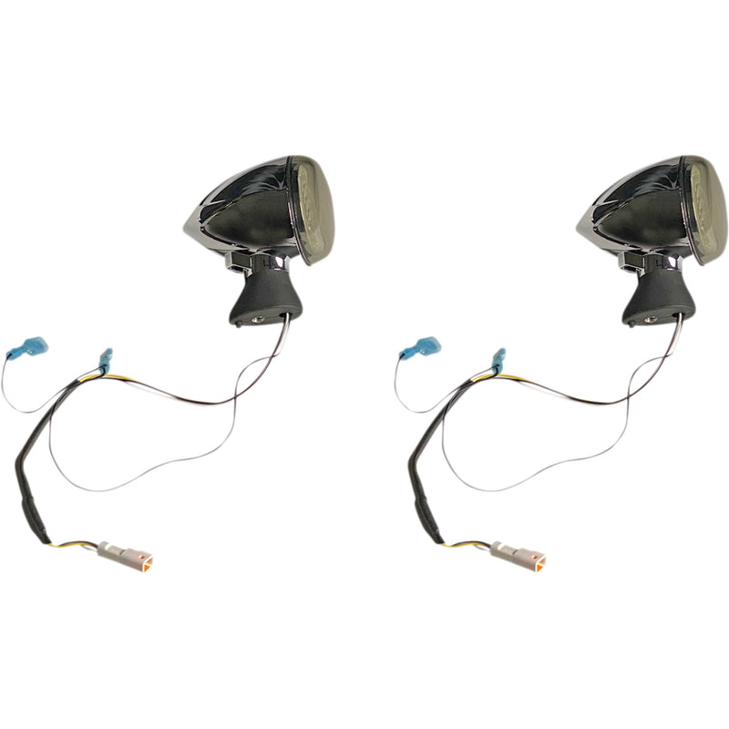 Custom Dynamics Dynamic Ringz™ Turn Signal Kit - PB-SCOUT-AW-CS For Indian Scout 2015-2024