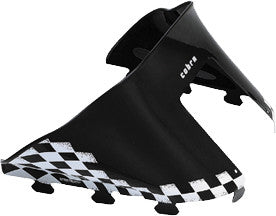 Powermadd 10-1079 11120 COBRA W/S LOW BLACK/WHT 11.5" POL WEDGE HOOD