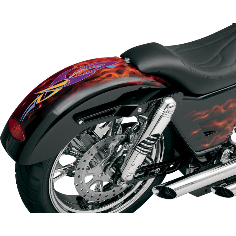 RUSS WERNIMONT DESIGNS DS-380332 380332 Custom Rear Fender - Gambler Custom Rear Fender for Swingarm Frames - 7.25" W x 33.75" L