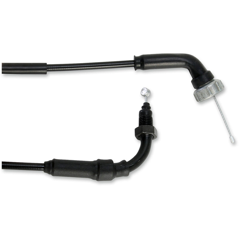 MOOSE OFFROAD 0650-1244 45-1135 Black Vinyl Throttle Cable Throttle Cable - Honda