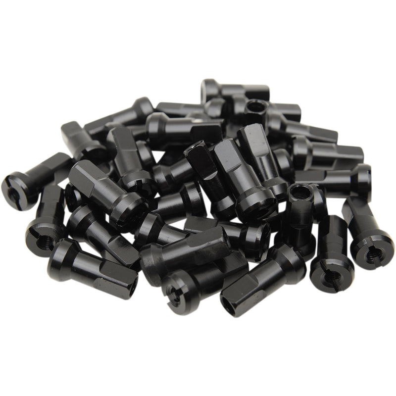 MOOSE OFFROAD 0211-0188 24-810 MX1 Billet Spoke Nipples Spoke Nipples - MX1 - Black - 8 Gauge - Set