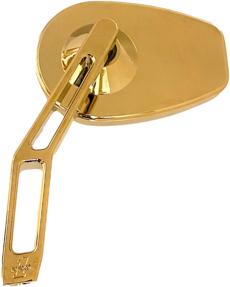 Pro One 812-02114 102100TIN MICRO MIRROR V2 CUT STEM LEFT GOLD TIN