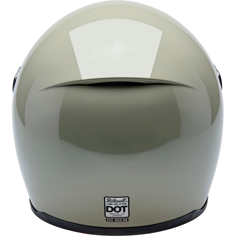 BILTWELL Lane Splitter Helmet Gloss - Chalk