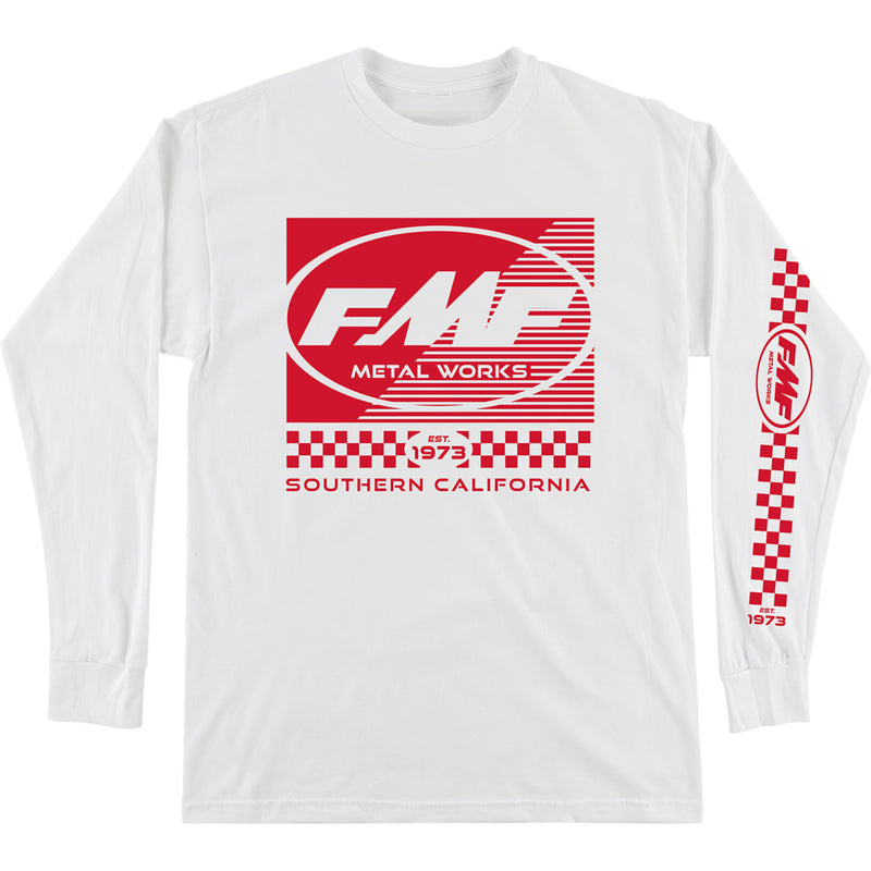FMF 3030-24816 HO24119901WHTMD Metal Works Long-Sleeve T-Shirt white - medium