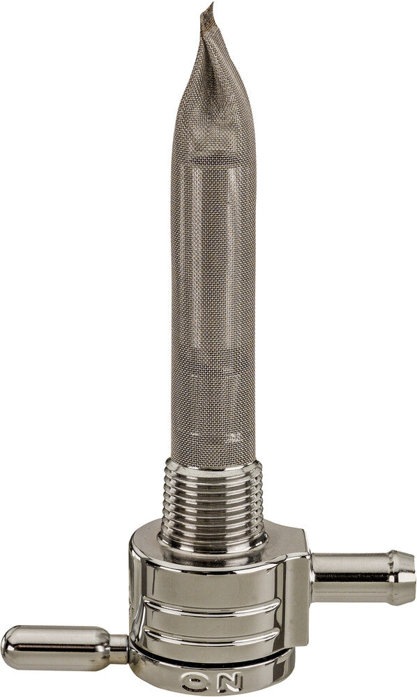 Golan 274-0711 75-516S-CS 3/8 NPT PETCOCK STRAIGHT CHROME 5/16 HOSE