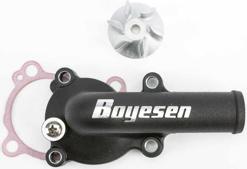 Boyesen Waterpump Cover & Impeller Kit Black - WPK-18AB Kawasaki KX 450 2016-2018