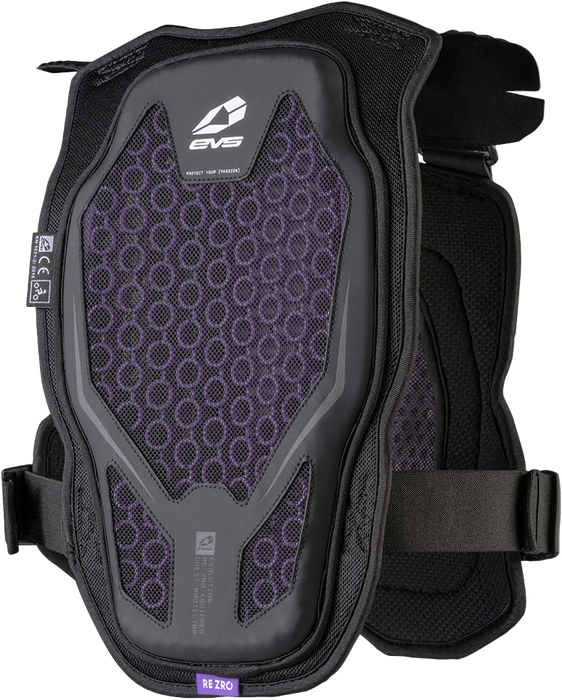 Evs 663-3071 EVO-BK-Y EVO CHEST PROTECTOR W/REZRO BLACK YOUTH