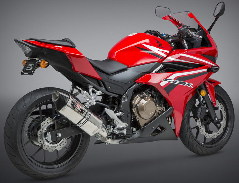 Yoshimura Exhaust Signature R-77 Slip-ON SS-SS-CF - 12551E0520 Honda CB500F / CBR500R 2016-2018