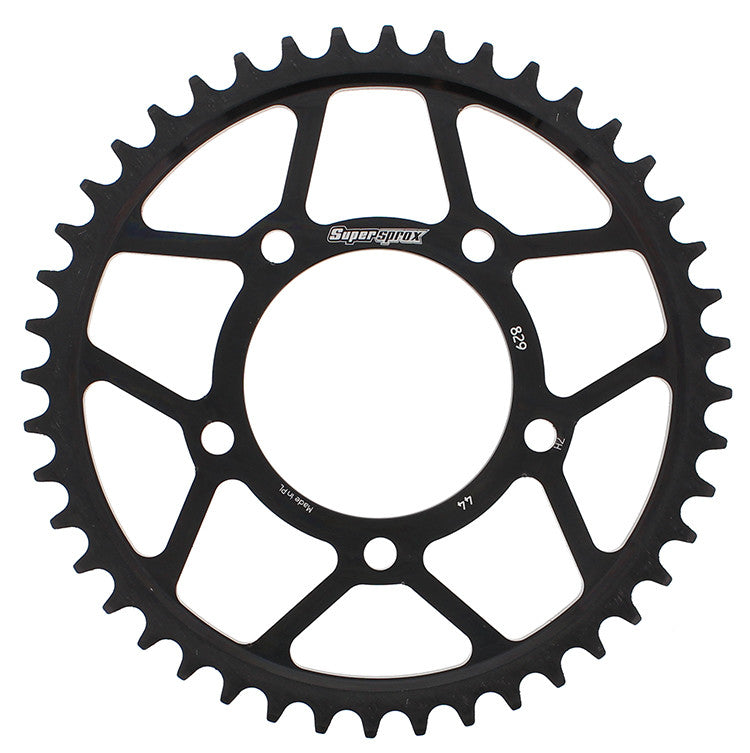 Supersprox 106-82944 RFE-829-44-BLK REAR SPROCKET STEEL 44T-530 BLK SUZ