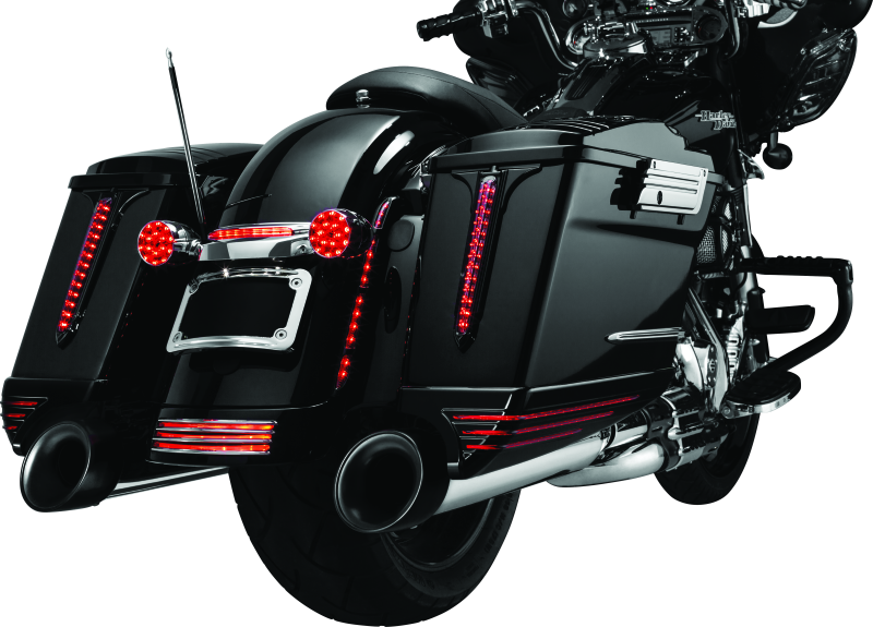 Kuryakyn 7797 Rear Fender Accents Flhx & Fltr Models Chrome - User 1