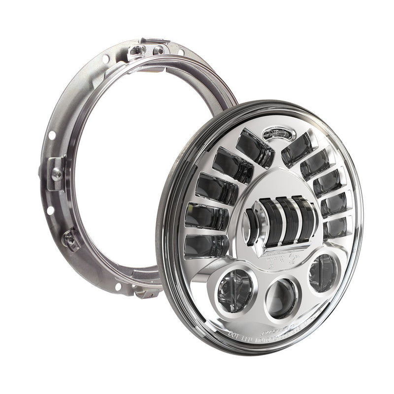 Jw Speaker 826-05035 0555061 8790A2 ADAPTIVE HEADLT 7" CHR BEZEL W/MOUNT RING