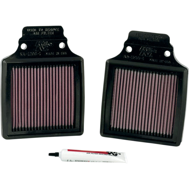 K & N High-Flow Air Filter - KA-1299-1 Kawasaki Ninja 2000-2006