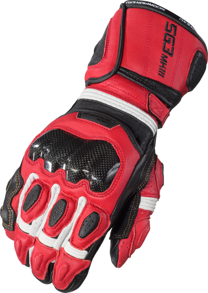 Scorpion Exo 75-8301L G30-155 SG3 MK III GLOVES RED LG