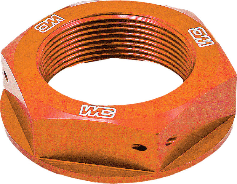 Works Steering Stem NUT (orange) - 24-380 Husqvarna Dirt Bikes 2014-2015