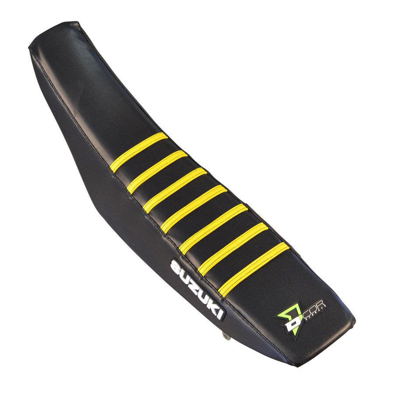 D'cor Visuals D-Cor Seat Cover Black With Ribs - 30-40-461 Suzuki RMZ 450 / RMZ 250 2018-2025