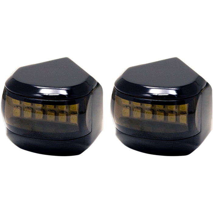 ALLOY ART 2020-1764 MRL-4B Multi-Replacement Driving/Signal Lights - LED Driving/Turn Signal Light - Black - Smoke Lens