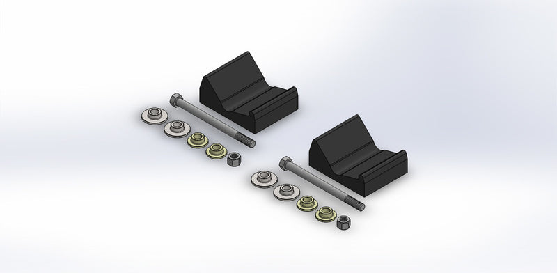 Slydog 150-59826 MKTPOL002 PR /SLY DOG MOUNT KIT POL IQ/ IQR/ FUSION 3/8"