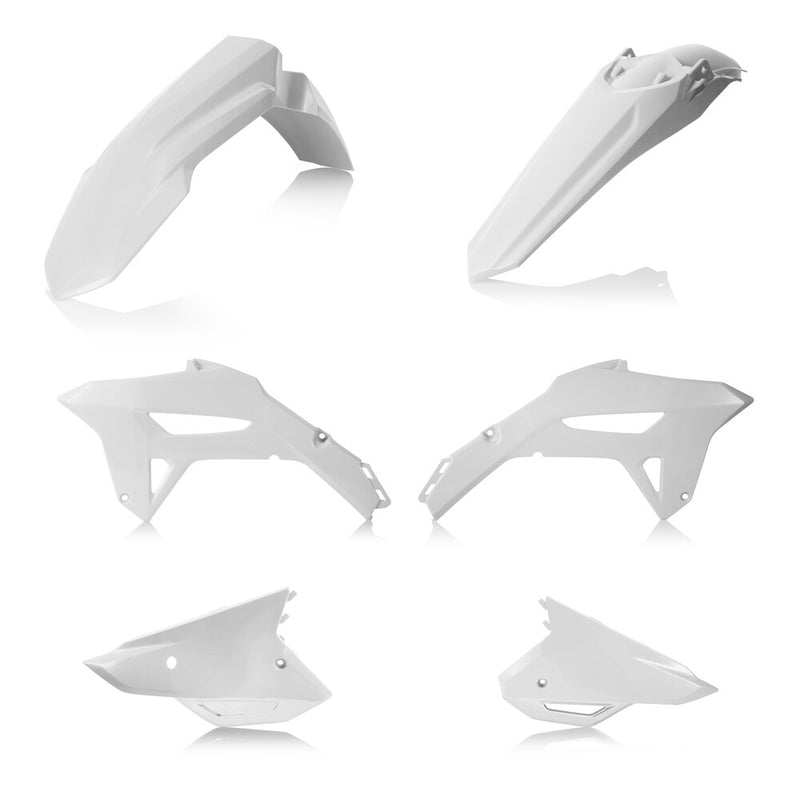 Acerbis Plastic Kit Honda White - 2858910002 Honda CRF450R / CRF450RWE / CRF250R 2021-2024