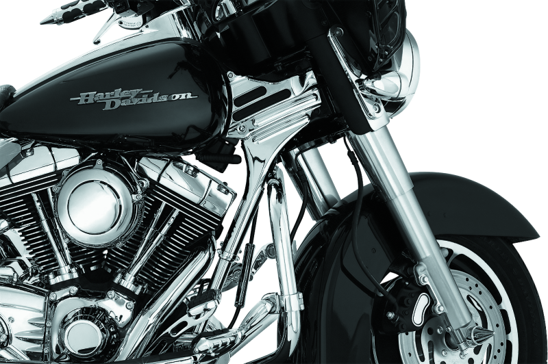 Kuryakyn 7866 Deluxe Neck Covers 95-07 Touring Models Chrome - User 1