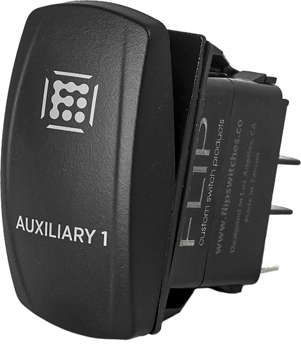 Flip 12-9109 SC1-A64-AMB PROLINE ROCKER SWITCH AUX1 PRO SERIES BACKLIT