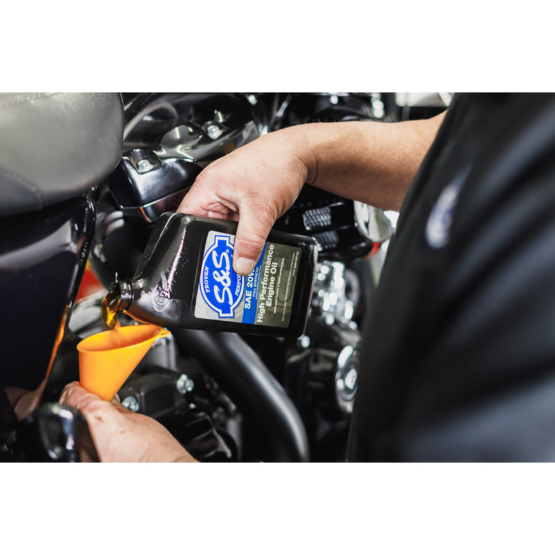 S&S CYCLE 3601-0407 153755 High Performance Synthetic 20W-50 Engine Oil Synthetic Oil 20W-50 - 1 U.S. quart