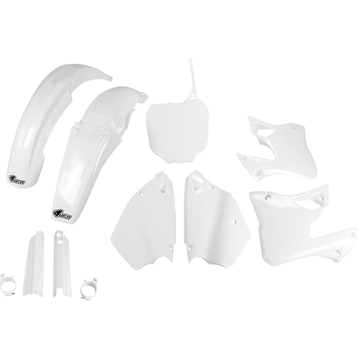 UFO 1403-4218 YAKIT300F@046 Full Body Kit With Fork Guards Body Kit - White - YZ 125/250 '00-'01